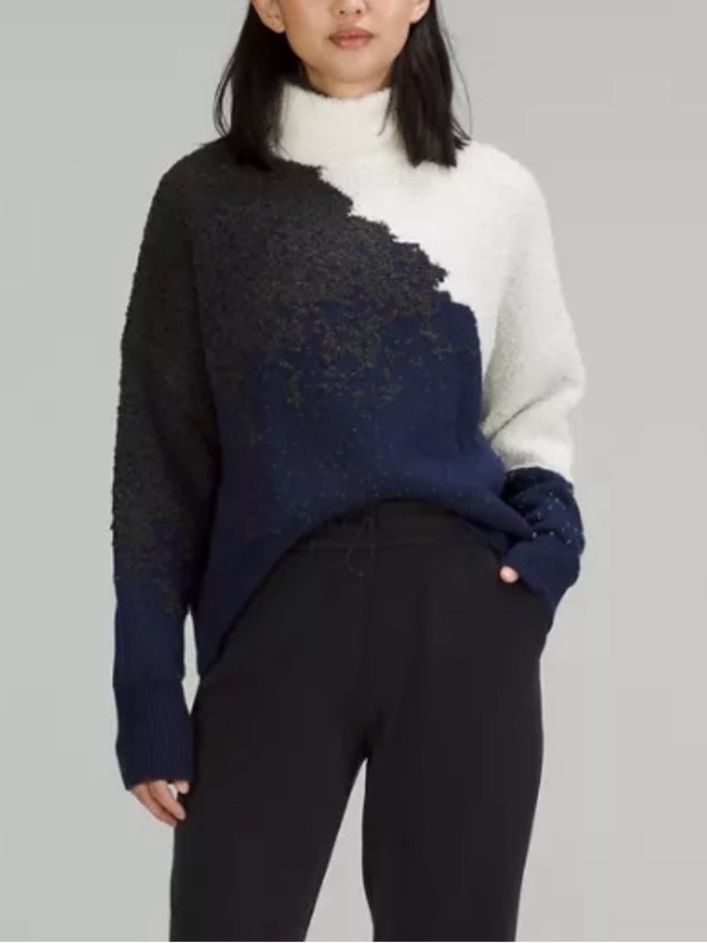 Lululemon Ombre Knit Textured Turtleneck
